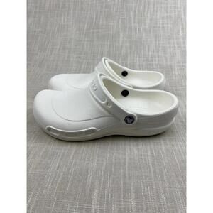 Crocs Classic White Clogs M7 W9